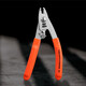 Veyington Wiyington Alicates pelacables de fibra óptica A3 Alicates de tres puertos Alicates Miller de fibra óptica de acero inoxidable Alicates pelacables de revestimiento de fibra Empalmador de fusión de fibra compatible con herramienta de empalme en frío FTTH Alicates pelacables de tres puertos A3