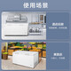 海尔海尔冰柜商用大容量1028L/829L/719L/830L家用冷藏冷冻两用1键转换-38度超低温冷柜海鲜速冻保鲜柜 纯白 1028L 1028T