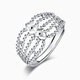 Pt.Charm platinum live ring ring PT950 lace ring women's fashion personality niche design light luxury platinum tail ring. If it is not in stock, it can be customized. Take a single 4g as an example