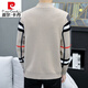 
Pierre cardin high-end wool knitted sweater men high-end fashion brand casual cardigan sweater men spring and autumn thin jacket men khaki XL 120-135Jin [Jin equals 0.5 kg]