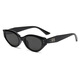 Forty thousand kilometers retro cat-eye polarized sunglasses for women, high-end narrow frame glasses, trendy anti-UV sunglasses, sun protection sunshade glasses