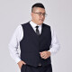 Xichen großer Weste Herrengeschäft formelle Kleidung Gentleman Plus Size Kanjia Professionelle Strickjacke Weste Hochzeitsbräuungskleid Navy 6xl geeignet für 230-240jin [Jin ist gleich 0,5 kg]