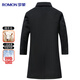 Luo Meng 90% duck down woolen coat men's mid-length autumn and winter thickened down-lined woolen coat men's work wear