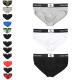 Calvin Klein Holiday Birthday Gift CK Calvin Crane Men's Simple 3 Pack Briefs NB3527A Black Ub1 S