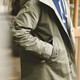 Maden workwear American retro M51 fishtail windbreaker mid-length hooded jacket men's military coat park over cotton jacket autumn and winter military green (slim fit) L