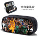 Basketball NBA large-capacity pencil bag junior high school students simple elementary school students pencil bag star Kobe pencil case creative trend multi-function boy zipper canvas pencil case children cool Lai Picture customization three-layer large-capacity canvas pencil bag - waterproof - scratch-proof - no color loss