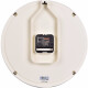 Seiko Japones Japones Seiko Home Punch inútil de 11 pulgadas 28 cm Reloj del dormitorio de la sala de moda moderna QXA695B marco de mármol superficie amarilla