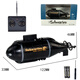 Mofan Mostfun Mini Fernbedienungs-U-Boot wasserdichte Fischtank Wireless Modell Ladestand und Spielen von Kindern mit Kindern 1M [sechs Kanäle] Schwarzes Atom-U-Boot High-End [Batterie + Schraubendreher + Ladekopf]