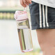 Camellia plastic water cup sports portable cup body Tritan material 050001,050002 pink-480ML