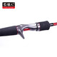 Fischjäger Reise Luya Stange gerade Griff Griff Handle Meerwasser Frischwasser weit werfen Fischerei Hunter Luya Stange Angehobene Mund Pferd Mund Schwarz Fischereistange 2,13 Meter integrierter Pistole Griff Ml Einstellen LMC1-702ml