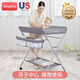 Mo Peng Diaper Change Operating Table Aimedo Diaper Table Baby Care Table Multi-function Foldable Massage and Touching Table Strengthening Bath Tub Style-Fashion Gray