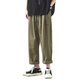 Poum National Trend Brand Clothing Men's Joint 2022 Automne New Fashion Brand Pantalon droit lâche Pantalon Men Trendy Pantalon Casual Pantal