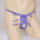 Männer sexy Unterwäsche für Männer für die schwarze Front-Eröffnung von Männern Eröffnungsleder T-Pants Sex Unterwäsche für Männer Tanga Red One Size
