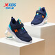 XTEP (XTEP) Kinderschuhe grundlegende geheime Netto Klettverschluss Comfort Campus Laufschuhe tiefblau/Gulf Blau 36 Größe