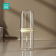 Yilu Travel Wash Cup Detachable 2 Wash Cups Travel Storage Portable Mouthwash Cup Toothbrush Cup Transparent Color