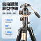 Lightweight Era Q888 Overhead Shooting Tripod Camera Micro SLR Bracket Central Axis Horizontal 90 Degree Vertical Macro Horizontal Shooting Cross Arm Rod Photography Camera Mobile Phone Video Photography Portable Tripod Q888 (Aluminum Alloy) Ball Handle Head