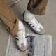 Sanlitai printemps extra grande taille Chaussures masculines Chaussures blanches décontractées 46 Chaussures d'entraînement allemandes masculines 47 chaussures de sport 48 chaussures de planche de largeur masculin 1315 blanc 40
