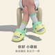 babycrayon niedliche stufe Kinderruhrschuhe Sommer Cartoon Hai Sandalen Heimatbad nicht rutschfest