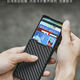 Zhexiang Creative Carbone Fiber Portefeuille NFC Brusque NFC Ultra-Thin Little's Mini Credit Card Card Card Card Card Card Card Business Antift The Antift Anti-Magnétique Style Black Shift Carbon Carte en fibre de carbone Shif