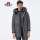 Beast King Park Superando hombres Haining Fur Coat Fox For Collar de piel Menora Rabbit Fur Inner Liner Inner Autumn and Winter Medium Longitud más terciopelo.