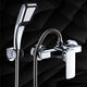 Jiumuwang Shijia's full copper in-wall shower faucet shower set bathroom concealed faucet mixing valve hot and cold All copper in-wall shower faucet (including accessories)