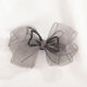 Chimera (CHIMERA) chic organza bow hairpin rhinestone ponytail one-piece clip half-tied hair accessory girl birthday gift