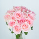 Jingdong Flowers Mengxue Roses 10 Ruyi Base Fresh-cut Flowers Water-raised Flower Arrangements Lifestyle Bouquets Gifts Straight from the Source