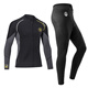 ZCCO1.5MM men's diving suit split long sleeve snorkeling trousers suit warm 3MM cold lock warm winter swimming men's swimsuit men's black and gray [3MM thickened long sleeves one-piece] XXL [175-185CM weight 155-180Jin [Jin equals 0.5 kg]