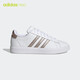 阿迪达斯 （adidas）板鞋女鞋2025夏季新款皮质小白鞋复古运动鞋舒适时尚低帮休闲鞋 GW9215白色金属色 38