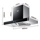 Xinfei range hood European top suction range hood for household use T-type stir-frying large suction range hood for self-cleaning hand-waving body touch control AI voice control 90cm eight-button body touch control + automatic cleaning + free installation