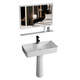 Column basin floor-standing wash basin ceramic household bathroom integrated small apartment bathroom bathroom toilet sink 4837 column basin drain