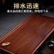 Congjian whole rosewood tea tray drainage type household solid wood tea table large bakelite saucer simple kung fu tea set tray South American rosewood Jianmei 63*32*4.5CM