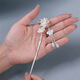 Su Shiliu 925 Silver Hairpin Female Plum Blossom Hairpin Ancient Style Tassel Hair Accessories Memorial Day Valentine's Day Gift for Girlfriend and Wife Free Engraving Contact Customer Service