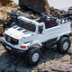 Navo Mercedes-Benz Children's Offroad Fernbedienung Doppelsitz Vierrad, super große Jungen und Frauen Kinder, Kinder mit Allrad-Lastwagen können für Erwachsene sitzen. Lackiert rot + Allradantrieb + weicher Lederstuhl + Vollfunktion + Aufbewahrung