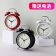 Kode Shi Jam Alarm Anak Kartun Bercahaya Siswa Jam Samping Tempat Tidur Bel Mekanis Malas Jam Alarm LT8644 Anggur Merah