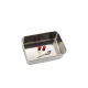 HECCURTA 304 stainless steel square basin thickened and deepened Japanese style sauce basin 304 deep square basin S size