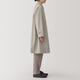 Muji Herrenstand Halsband Coat Trench Coat Herbst Herbst mittlere Länge ad0urc4a hellgelb xl 180/104a