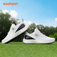 
Xiushibao special golf shoes men's new waterproof breathable lightweight mesh shoes knob shoelace popcorn anti-slip silver 43