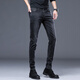 Jeep Spirit Jeep Jeep Herren 2025 Frühlings- und Sommer Neues lässige Trendy All-Match Slim Feet Hosen dehnen lange Hosen 1048 Black 32
