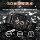 
POEDAGAR Swiss quality new multi-function watch male student waterproof luminous watch 9928 belt black shell gold nail (fake six-pin model)