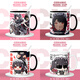Jue District Zero Ailian Hai Girl Peripheral Zweidimensionales Trinkbecher Keramik 1 Porzellan Becher Geburtstagsgeschenk Ornament Weiße Mk1105 Exquisite Keramik-Tasse + Löffel + Tasse Deckel