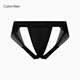 
Calvin Klein underwear men modern sexy black lace ck thin smooth hollow thong double thong men NB3855 UB1-Space Black 1 M