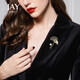 Jay brooch, high-end corsage, suit coat accessories, birthday gift for mother, mother-in-law, elders