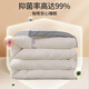 Classe de haricots rouges C courtepointe de fibre de soja antibactérien Printemps et courtepointe d'automne Quilt Quilt Cotton Couette épaissie Four Seasons Couette universelle Maison de maison Double bébé gris 1,5 * 2,0m Spring and Automne Cichet / Environ 4 Jin [Jin est égal à 0,5 kg]