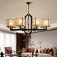 
Suyin New Chinese Chandelier Living Room Light All Copper Light Luxury Modern Simple Atmospheric Villa Chandelier Jinshan Chinese Lamp 9922 All Copper 8 Heads [with E27 Three-Color Light Source*8]