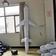 Guran children's inflatable toy model simulated PVC inflatable airplane 3-meter model ready-made inflatable 1-meter airplane children's 2-meter ready-made