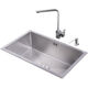 XMSJ Borde estrecho cepillado 304 Fregadero de acero inoxidable Taichung Taichung Basina inferior Cocina hecha a mano Venta directa de ventas directas 4840 Comida a juego estándar Comida