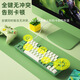 B.O.W Hangshi G68 wired mechanical keyboard, customized hot-swap mechanical keyboard for e-sports games, office and home mixed color backlit keyboard, green and white tea shaft
