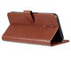 Ju Xiaozhi eignet sich für Redmi K60 Mobiltelefonkoffer Flip Leder Case 23013RK75C Wallet Balleet Model Card-fähige Hülle Full-Pack Anti-Fall-Fall-Innenschalen-Magnetschnalle-Schutzabdeckung für Männer und Frauen Redmi K60 [Brown] [Brown]