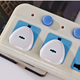 Power switch socket protective cover, child anti-electric shock protector, baby safety plug plug, baby socket anti-electric plug, row plug, hole plug, jack protective cover to prevent children from touching the wiring board, 12 keys